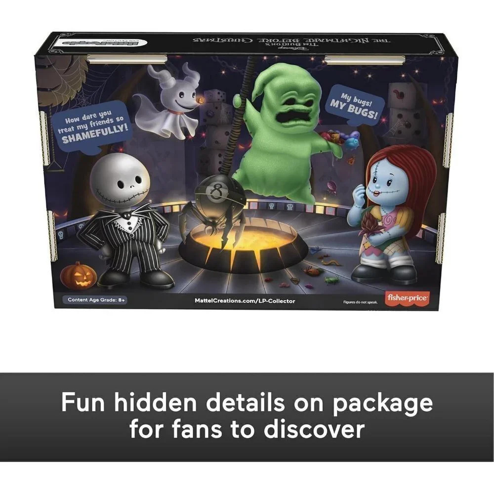 Fisher Little People Disney Tim Burton’s Christmas Special Edition Set - Picture 6 of 6